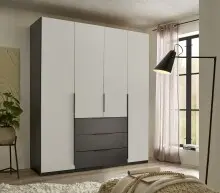 Drehtürenschrank >Nuka< 6 Böden, 2...