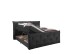 Boxspringbett >Villano< Liegefläche 180x200cm, in Anthrazit - 231x203x114 (LxBxH)