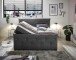 Boxspringbett >Villano< Liegefläche 180x200cm, in Anthrazit - 231x203x114 (LxBxH)