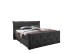 Boxspringbett >Villano< Liegefläche 180x200cm, GEL-Topper, Anthrazit - 231x203x114 (LxBxH)