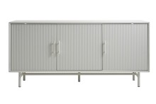 Sideboard >PALMA< in Greige, MDF greige Pantone - 160x75x45cm (BxHxT)