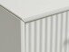 TV-Board >PALMA< in Greige, MDF Greige pantone + Metal - 45x50x140cm (BxHxT)