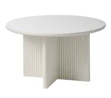 Couchtisch >PALMA< in Greige, MDF + Stahl in greige...