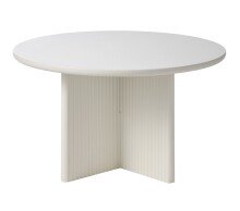 Couchtisch >PALMA< in Greige, MDF + Stahl in greige - 45x80cm (HxD)