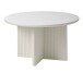 Couchtisch >PALMA< in Greige, MDF + Stahl in greige - 45x80cm (HxD)