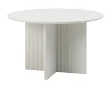 Esstisch >PALMA< in Greige, MDF + Stahl in greige -...