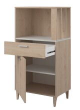 Mehrzweckschrank-Set >Gala 1< (2-teilig) Jackson Eiche Dekor, Beton Optik, Buffet + Beistellschrank