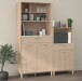 Mehrzweckschrank-Set >Gala 1< (2-teilig) Jackson Eiche Dekor, Beton Optik, Buffet + Beistellschrank