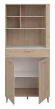 Mehrzweckschrank-Set >Gala 2< (2 teilig) Jackson Eiche Dekor / Beton Optik, Buffet + Beistellschrank