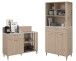 Mehrzweckschrank-Set >Gala 2< (2 teilig) Jackson Eiche Dekor / Beton Optik, Buffet + Beistellschrank