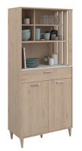 Buffet >Gala 11< in Jackson Eiche Dekor / Beton-...