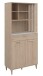 Buffet >Gala 11< in Jackson Eiche Dekor / Beton- Optik - 84x182x41cm (BxHxT)