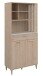 Buffet >Gala 11< in Jackson Eiche Dekor / Beton- Optik - 84x182x41cm (BxHxT)