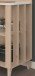 Buffet >Gala 11< in Jackson Eiche Dekor / Beton- Optik - 84x182x41cm (BxHxT)