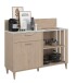 Küchenbuffet >Gala 12< in Jackson Eiche Dekor / Beton-Optik - 120x100x41 (BxHxT)