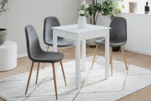 Esstisch >Capri< in Weiß - 60x76x67cm (BxHxT)