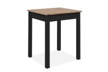 Esstisch >Capri< in Dekor Artisan Eiche / schwarz - 60x76x67cm (BxHxT)