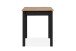 Esstisch >Capri< in Dekor Artisan Eiche / schwarz - 60x76x67cm (BxHxT)