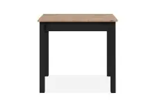 Esstisch >Capri< in Artisan Eiche Dekor / Schwarz -...