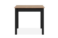 Esstisch >Capri< in Artisan Eiche Dekor / Schwarz -...