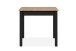 Esstisch >Capri< in Artisan Eiche Dekor / Schwarz - 110x76x67cm (BxHxT)