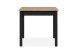 Esstisch >Capri< in Artisan Eiche Dekor / Schwarz - 110x76x67cm (BxHxT)