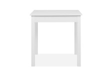 Esstisch >Capri< in Weiß Dekor - 90x76x67cm...