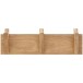 Garderobenleiste >BANTRY< 3 Haken, in Eiche, Massivholz - 40x13x12cm (BxHxT)