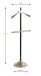 Herrendiener >55263< in goldfarbig, schwarz - 45x130x32 (BxHxT)