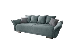 Schlafsofa >Phedra< Armlehnfunktion, 9758 Corto mint, Mikrofaser - 242x90x131cm (BxHxT)