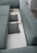Schlafsofa >Phedra< Armlehnfunktion, 9758 Corto mint, Mikrofaser - 242x90x131cm (BxHxT)