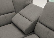 Polstergarnitur >Ludwigshafen< Motor-Relaxfunktion, Schlaffunktion, anthrazit - 268x113x222cm (BxHxT)