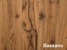 Esstisch >Dublin I< in Eiche bassano aus Massivholz - 180x76x90cm (BxHxT)