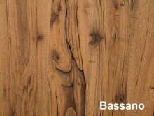 Esstisch >Dublin I< in Eiche bassano aus Massivholz - 180x76x90cm (BxHxT)