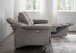 Ecksofa >Ludwigshafen< Motor-funktion, Kopfstütze, Stauraum, grau-braun - 231x113x165 (BxHxT)