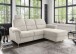 Ecksofa >Ludwigshafen< Motor-funktion, Kopfstütze, Stauraum, beige - 231x113x165 (BxHxT)