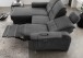 Ecksofa >Ludwigshafen< Motor-funktion, Kopfstütze, Stauraum, anthrazit - 231x113x165 (BxHxT)