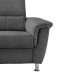 Ecksofa >Ludwigshafen< Motor-funktion, Kopfstütze, Stauraum, anthrazit - 231x113x165 (BxHxT)