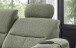 Ecksofa >Ludwigshafen< Motor-funktion, Kopfstütze, Stauraum, moosgrün - 231x113x165 (BxHxT)