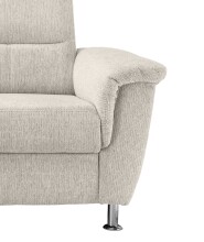 Ecksofa >Ludwigshafen< Motor-funktion, Kopfstütze, Stauraum, beige - 231x113x165 (BxHxT)