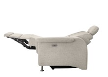 Ecksofa >Ludwigshafen< Motor-funktion, Kopfstütze, Stauraum, beige - 231x113x165 (BxHxT)