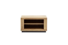 Schuhbank >GRENO< Ablageboden, Eiche teilmassiv - 80x46,5x40cm (BxHxT)