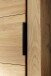 Garderobenschrank >GRENO< 2 Böden, 1 Stange, in Eiche teilmassiv - 69,5x200,5x40 (BxHxT)