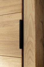 Garderoben-Set >Greno< (3-teilig) Massivholzfront - Teilmassiv - 150x200,5x40 (BxHxT)