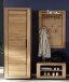 Garderoben-Set >Greno< (3-teilig) Massivholzfront - Teilmassiv - 150x200,5x40 (BxHxT)