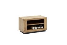 Garderoben-Set >Greno< (2-teilig) Massivholzfront -...