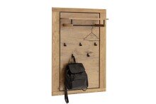 Garderoben-Set >Greno< (2-teilig) Massivholzfront - Teilmassiv - 80x200,5x40 (BxHxT)