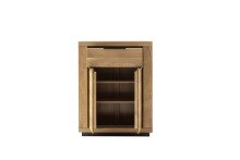 Garderoben-Set >Greno< (4-teilig) Massivholzfront - Teilmassiv - 160x200,5x40 (BxHxT)