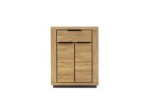 Garderoben-Set >Greno< (2-teilig) Massivholzfront -...