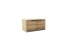 Schuhbank >ARAYA< 2 Türen, Eiche teilmassiv, Holzwerkstoff - 79x41x40,5cm (BxHxT)